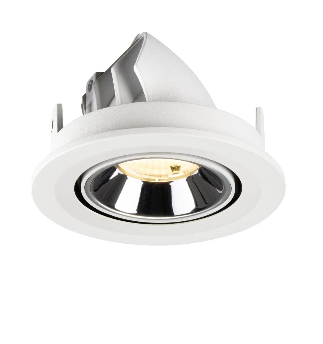 Recessed spotlight Numinos Gimble S white/chrome 3000K - 55deg SLV 4024163313407