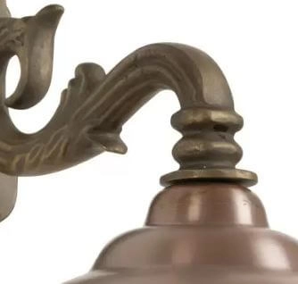 Bronze wall lamp Chateau with copper shade KS Verlichting 8714732134309