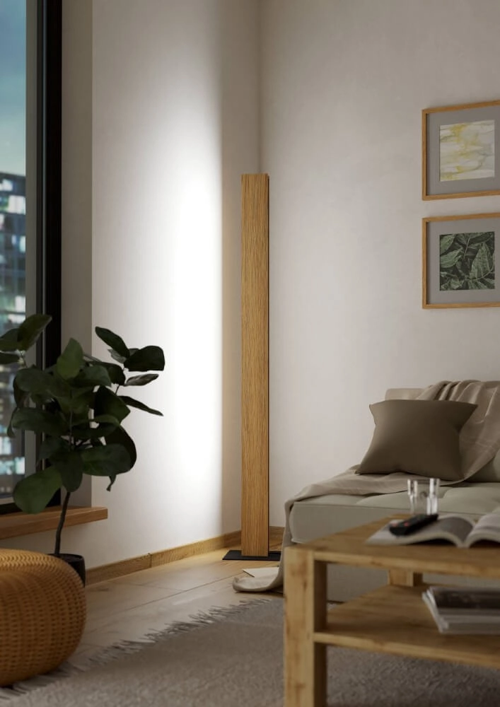 Wooden floor lamp Anchorena-Z 150cm Eglo 9008606243709