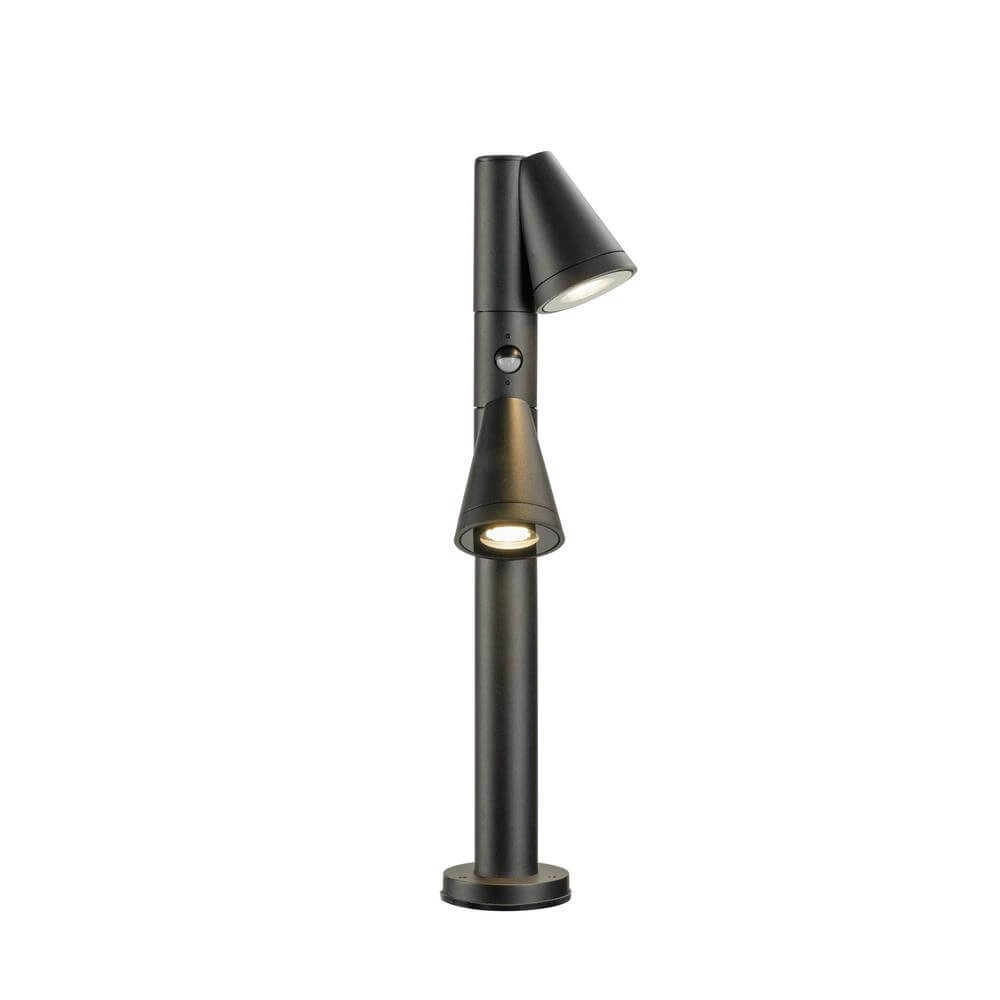 Path lighting T-Tube 70 Pole 70cm black double with sensor SLV 4024163291583