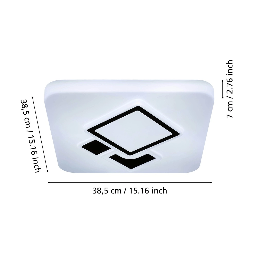 Design ceiling lamp Espartaco white Eglo 9002759756451