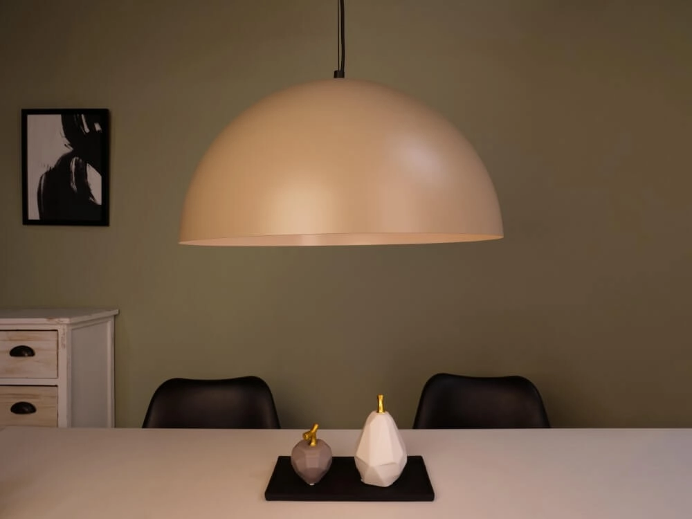 Japandi pendant lamp Gaetano 1 Ø 53.5cm Eglo 9008606274222