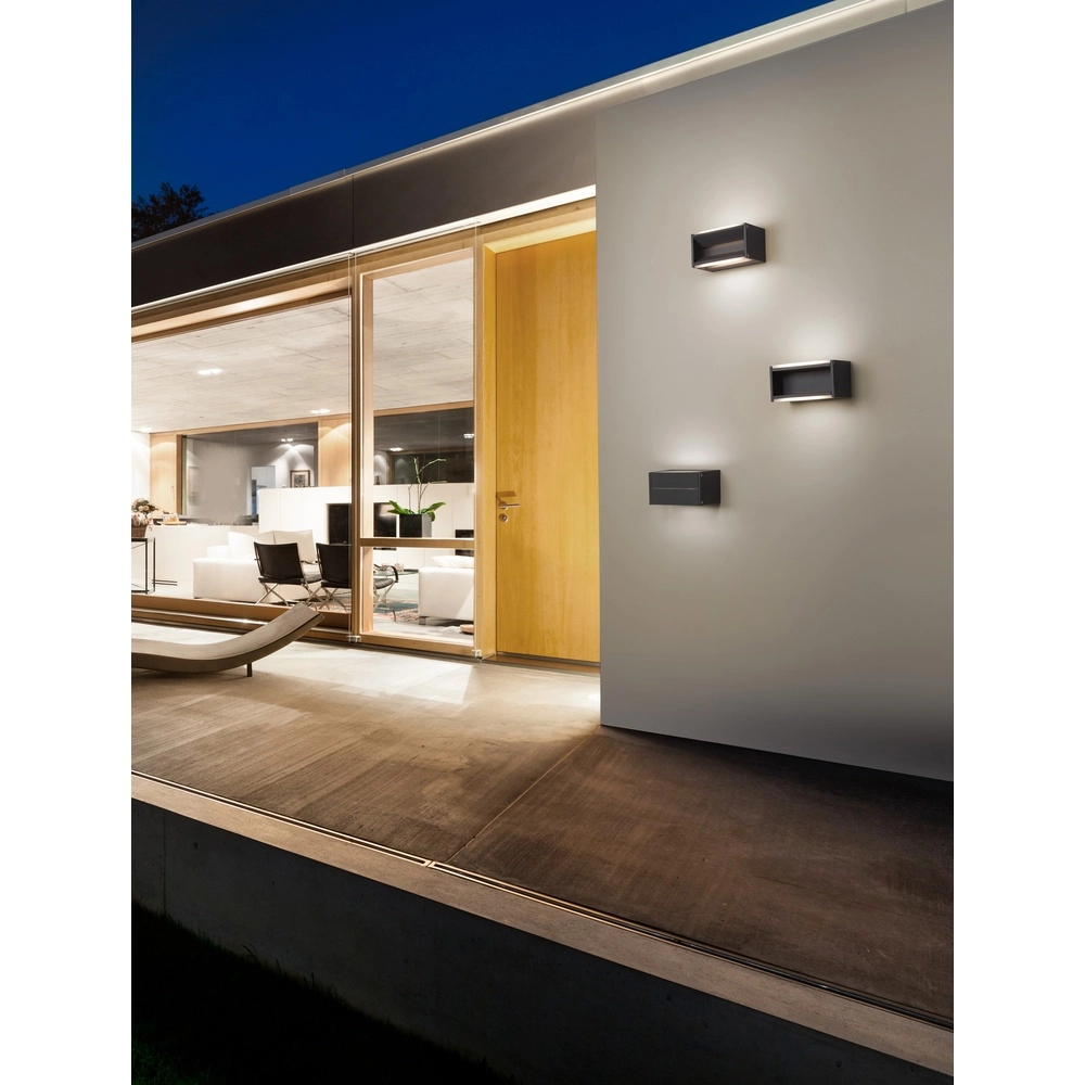 Directional wall lamp Twin grey Lyora 5212017408822