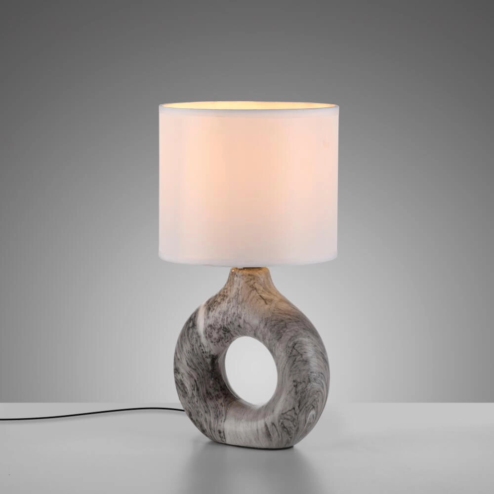 Table lamp Carara grey Just Light 4043689004835