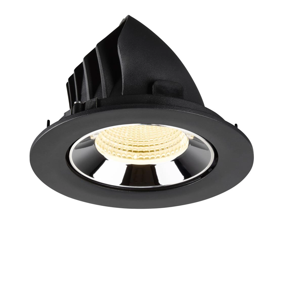 Recessed spotlight Numinos Gimble L black/chrome 3000K - 55deg SLV 4024163310253