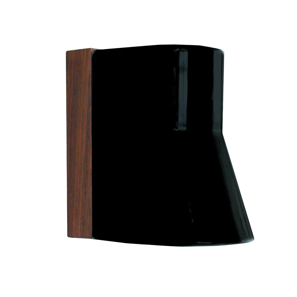 Wooden outdoor lamp Beacon with black