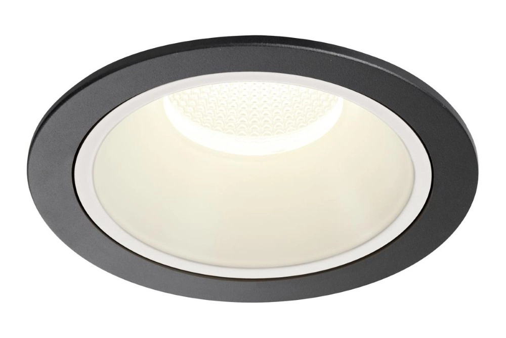 Recessed spotlight Numinos XL black/white 4000K - 20deg SLV 4024163307994