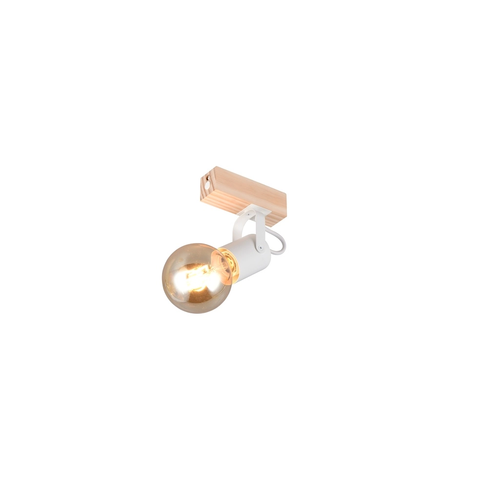 Ceiling lamp Lynar white with wood Trio 4017807670707