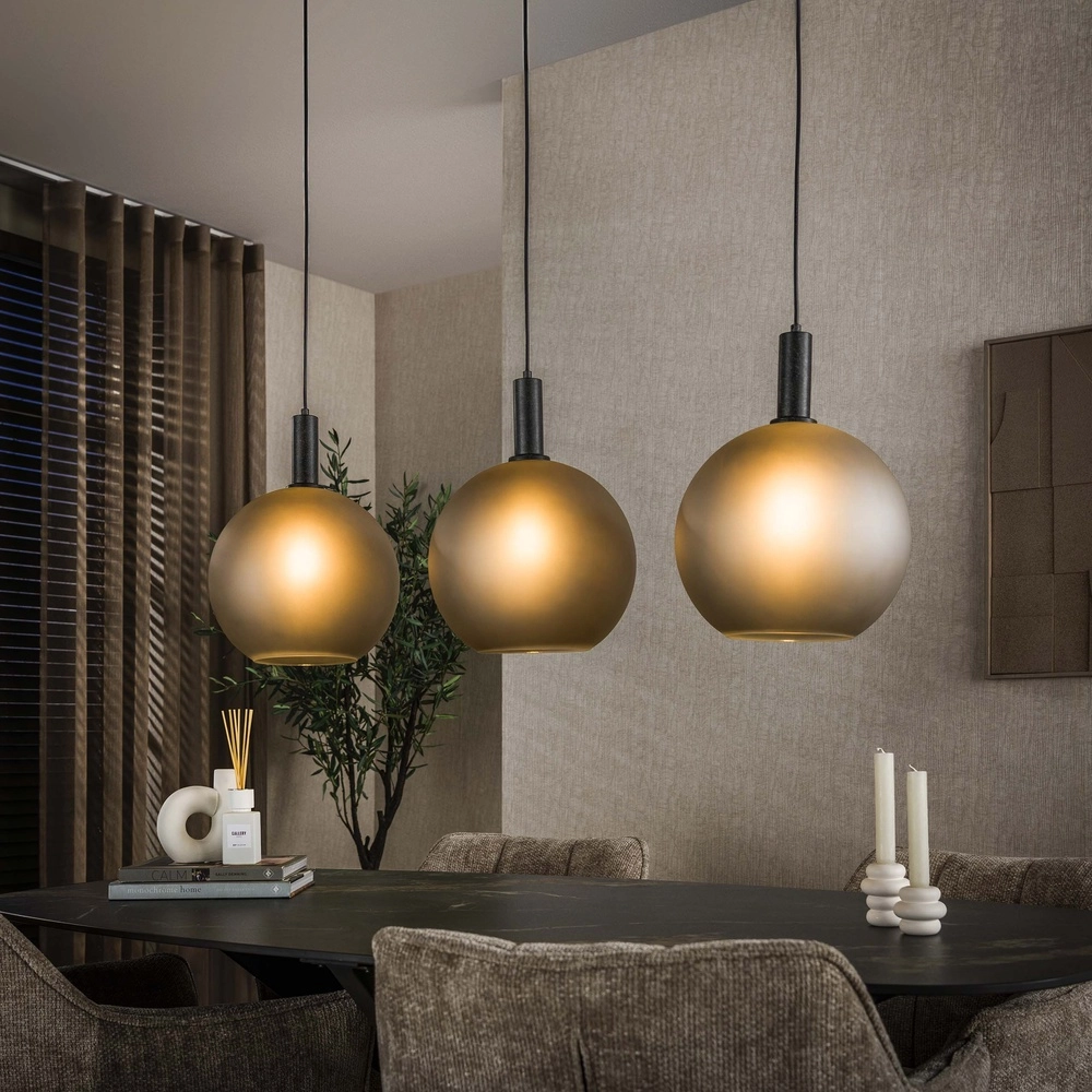 Glass pendant lights Bubble 3x E27