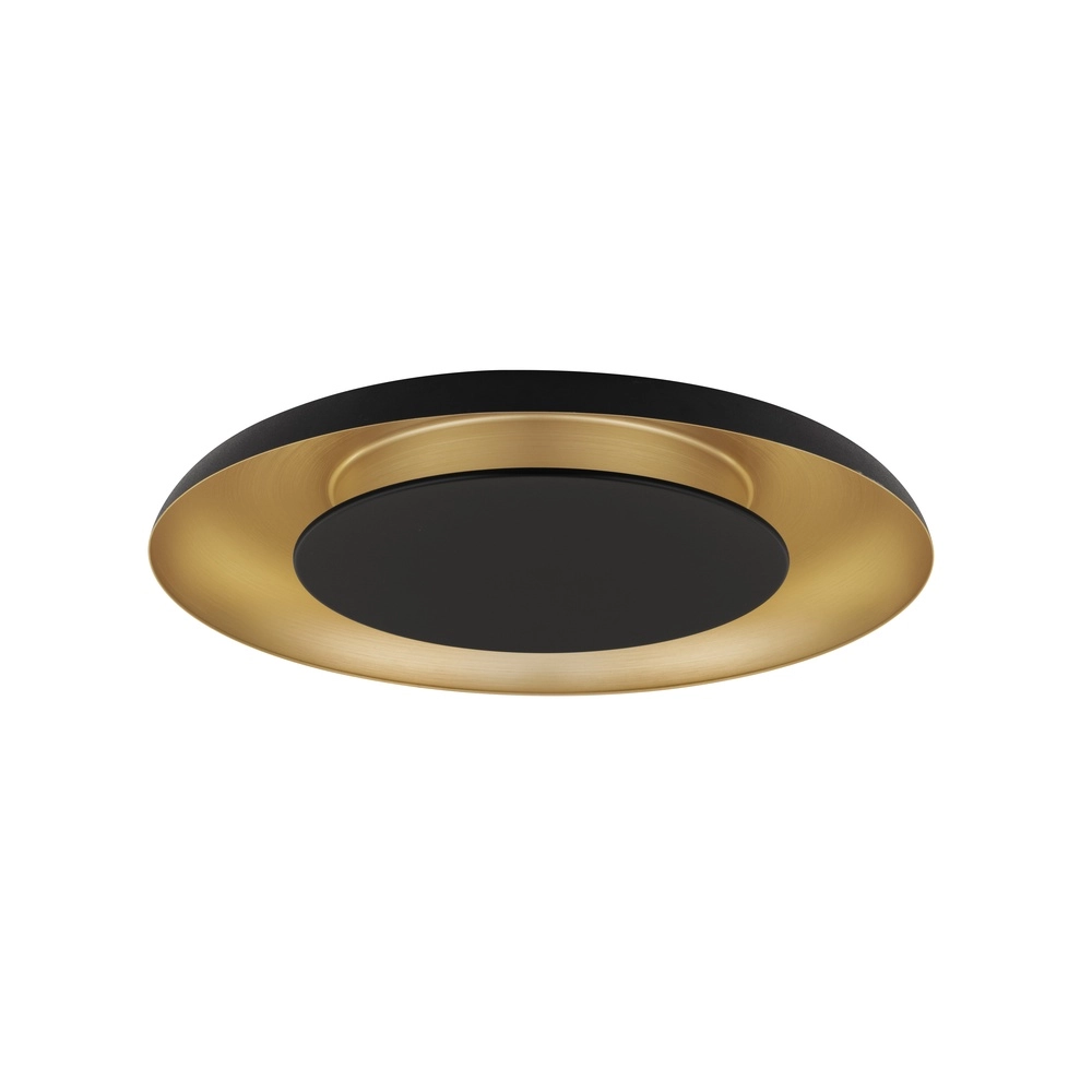 Design ceiling lamp Epos Ø 60cm black with gold Lyora 5212017463210