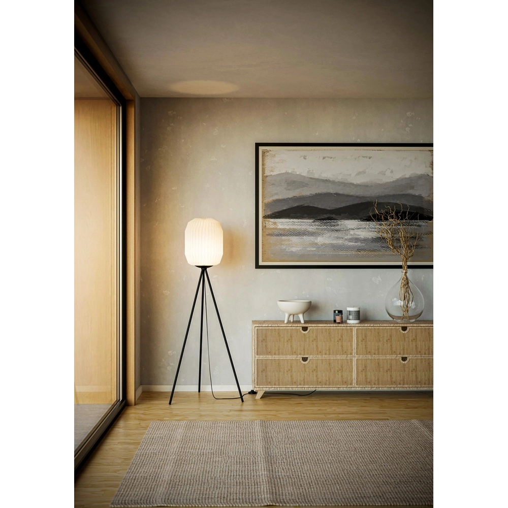 Tripod floor lamp Belgrave with paper cover Eglo 9002759441043