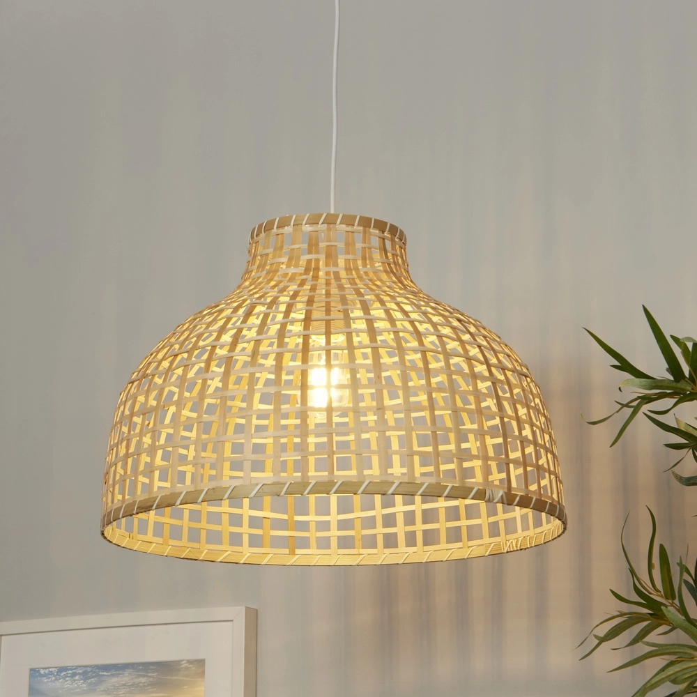 Scandinavian pendant lamp Bali Ø 52cm Searchlight 5053423306667
