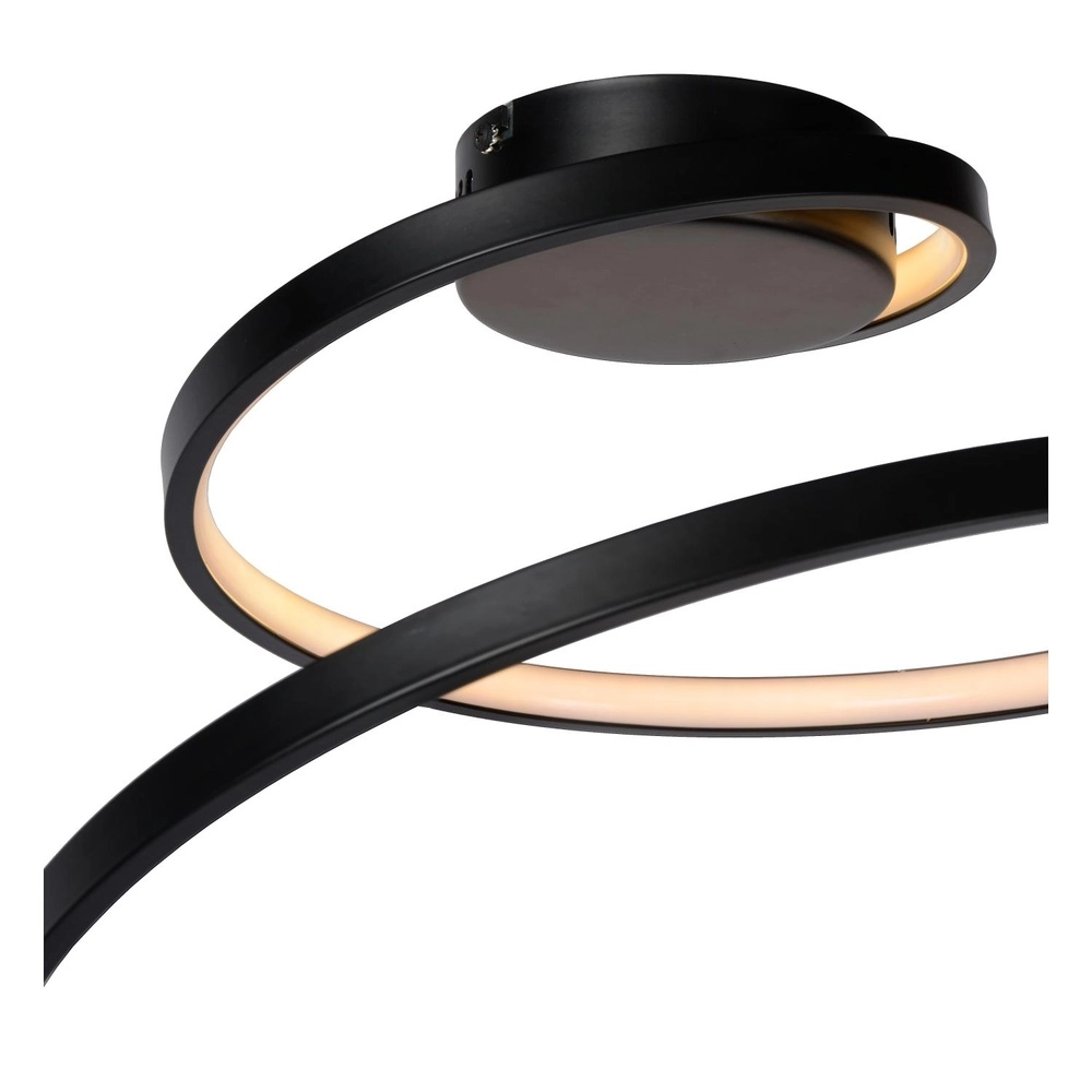 Modern ceiling lamp Maxence Black Lucide 5411212460745