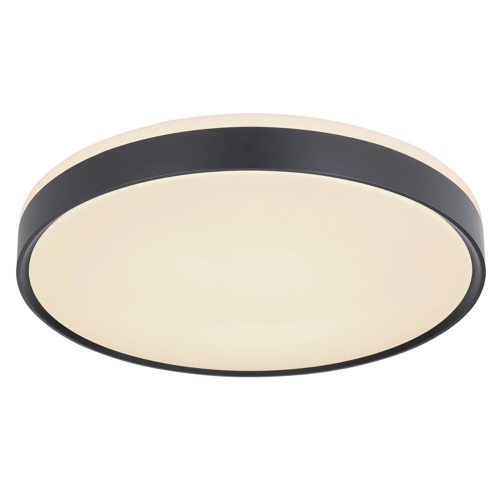 Ceiling light Sonny black with white Ø 40cm