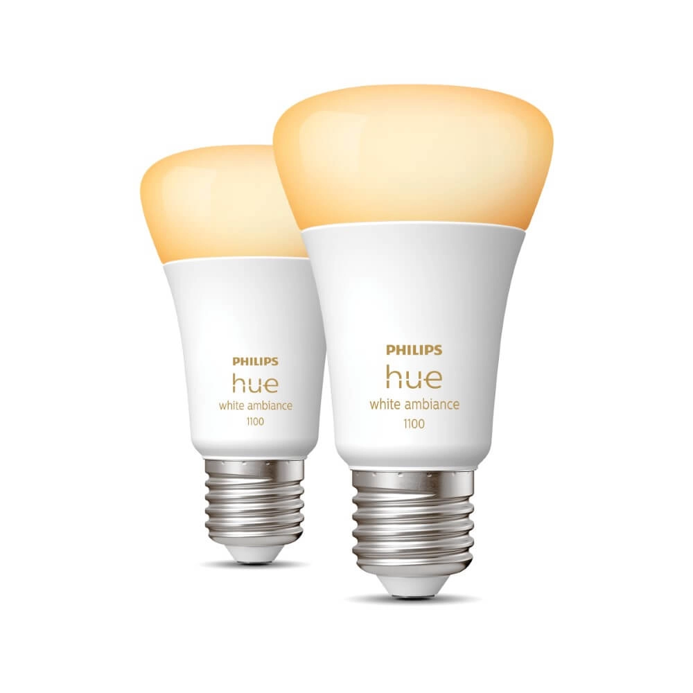 Hue - E27 - 11W - White Ambiance set of 2 Philips 8719514291256
