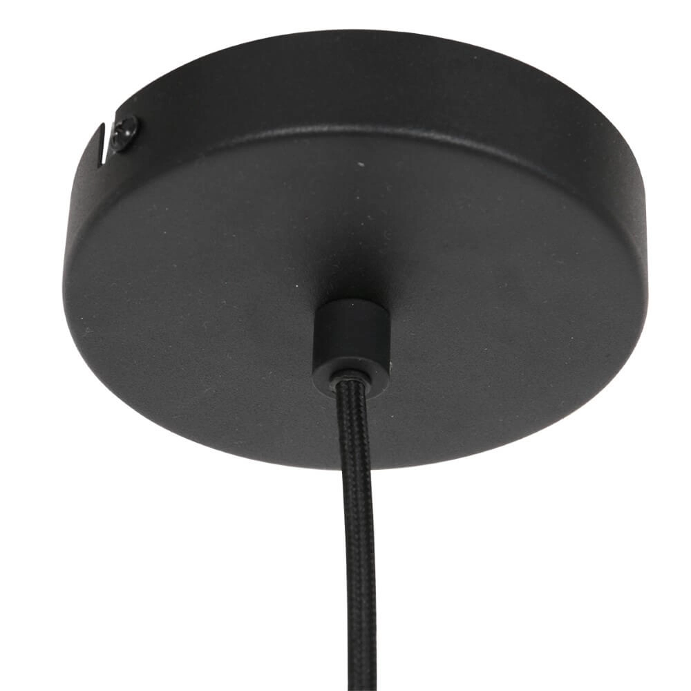 Black pendant lamp Flinter Ø 50cm Steinhauer 8712746148640