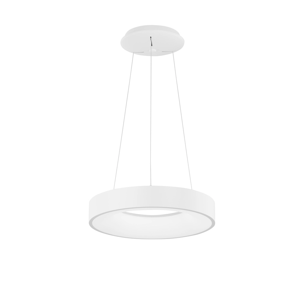 Pendant lamp Rando Thin white Ø 38cm