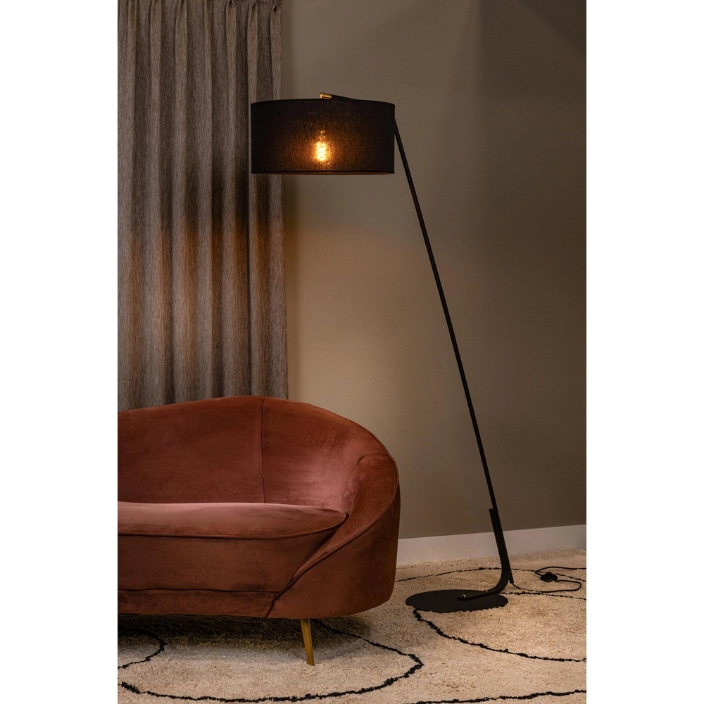 Floor lamp Kelso Black Lucide 5411212441966
