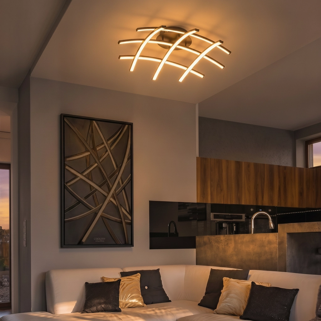 Ceiling lamp Narvi black