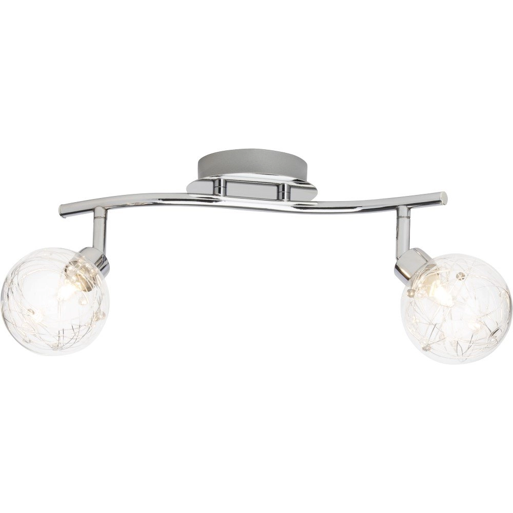 Design ceiling lamp Joya 2-light grey