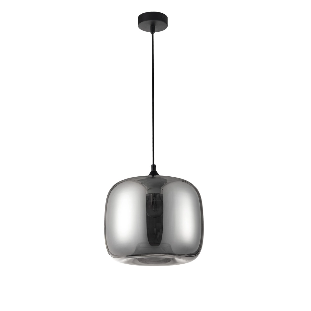 Pendant lamp Savaz chrome glass Ø 28 x 23cm Lyora 5212017421272