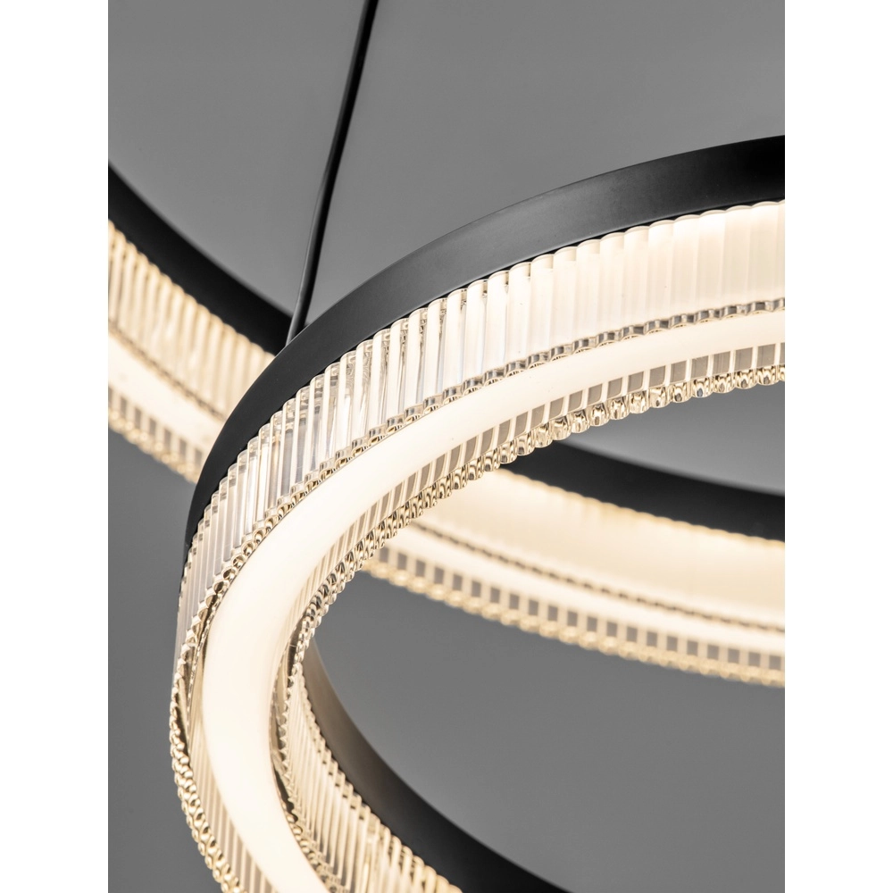 Black pendant lamp Lonela double Lyora 5212017467065