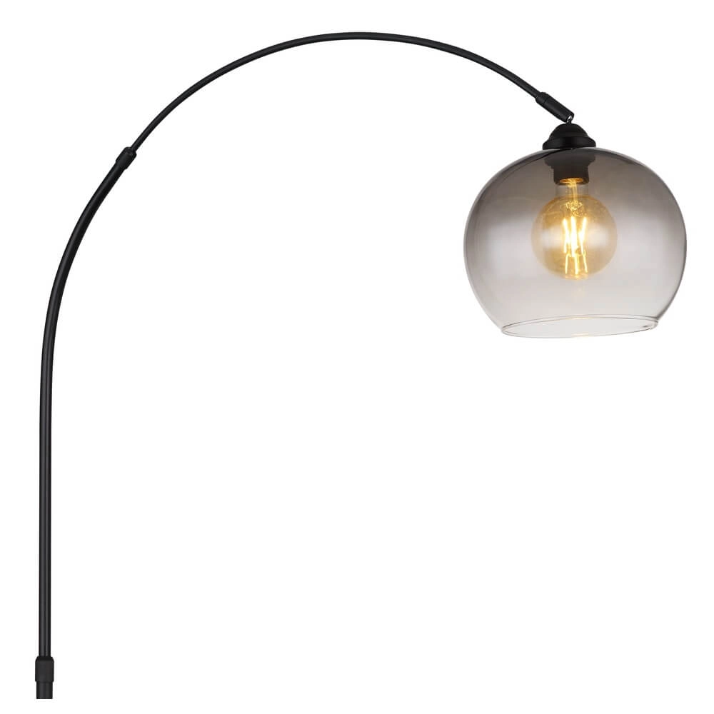 Black arc lamp Newcastle Bulb Smoke Glass Globo 9007371454228
