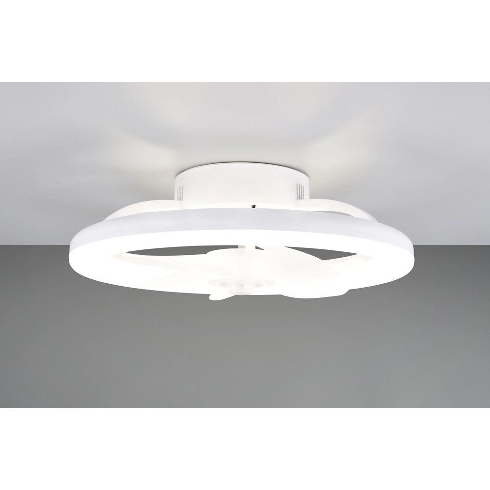 Design ceiling fan Pajala white Ø 40cm Trio 4017807688207