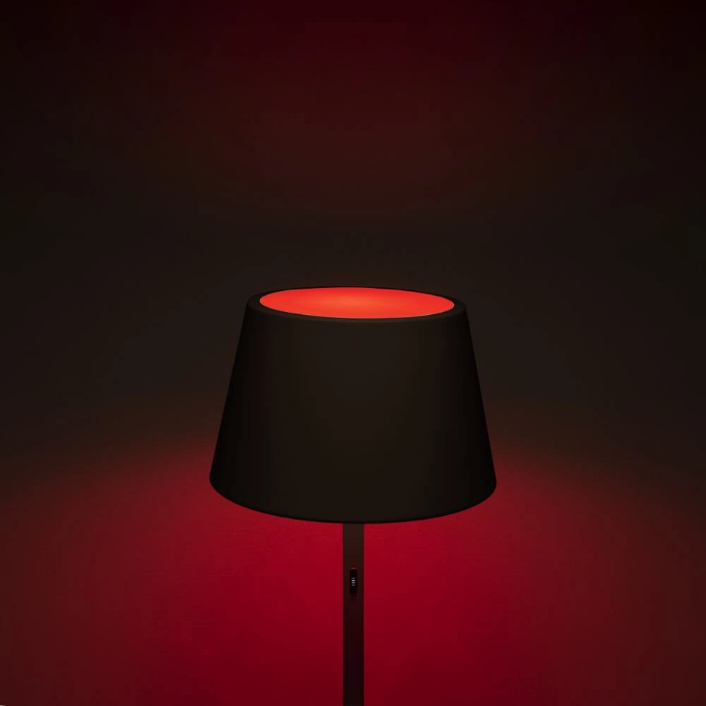 Rechargeable outdoor table lamp Pomezia black KonstSmide 7318307824759