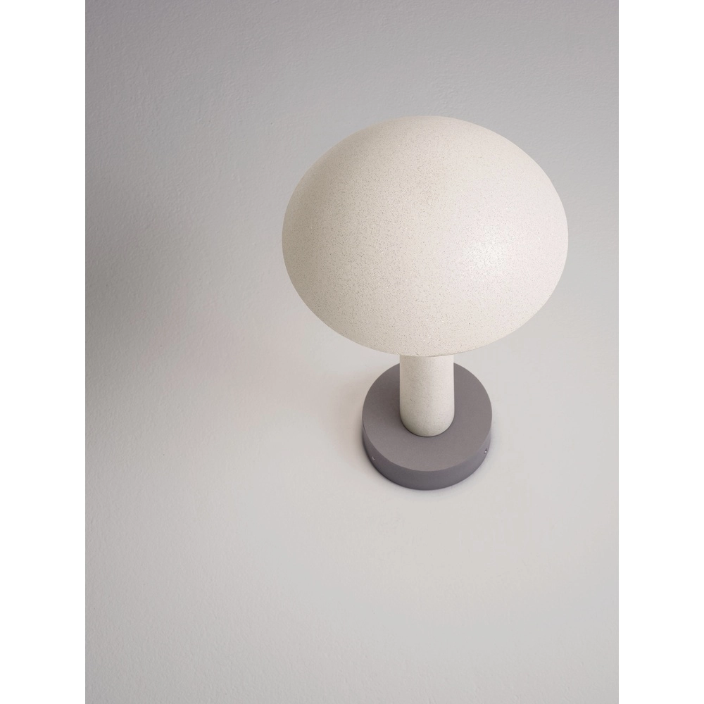 Round garden lamp Tura white 35cm Lyora 5212017471536