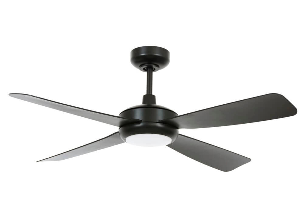 Ceiling fan with light Slipstream Ø 107cm black Beacon 9333509174684