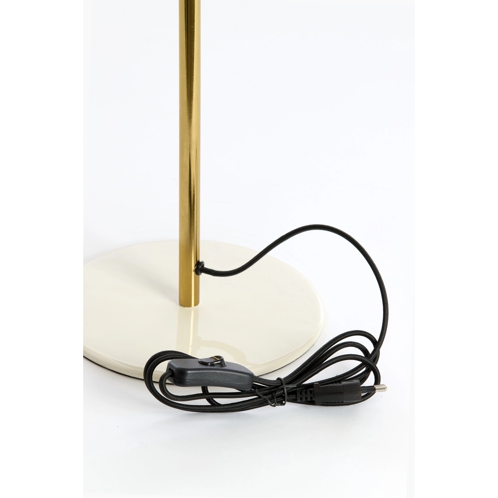 Table lamp Surin Ø 26cm - gloss cream with gold Light & Living 8717807740979
