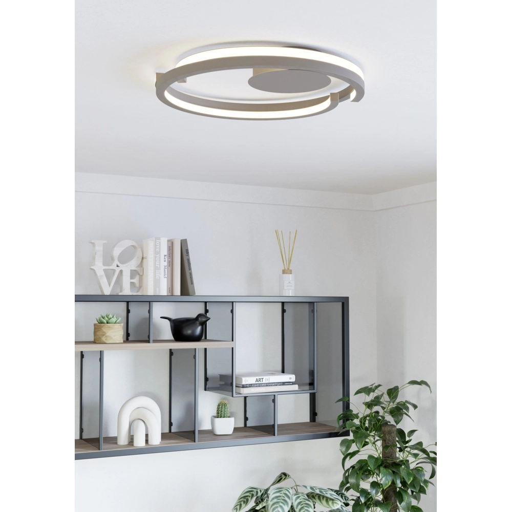 Ceiling lamp Mezzomonte sand brown Eglo 9008606360208