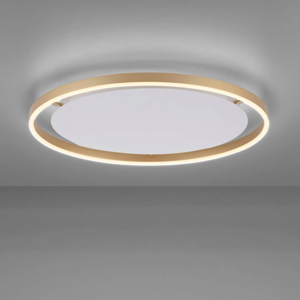 Ceiling lamp Ritus brass Ø 58.5cm Just Light 4043689985639