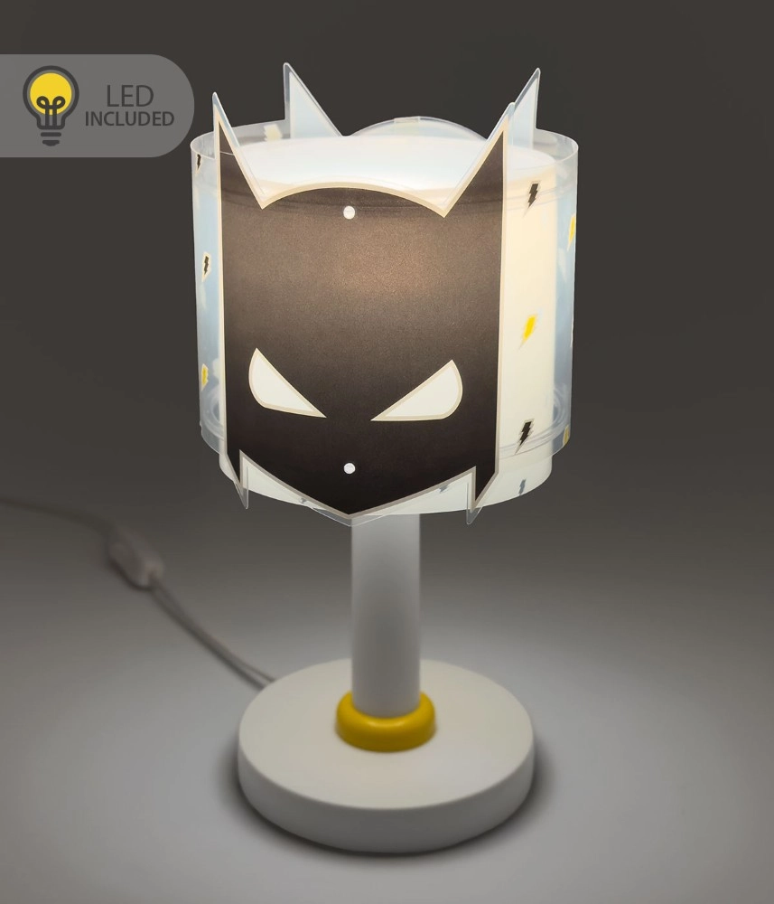 Children's room table lamp Hero Black glow in the dark Dalber 8420406002347