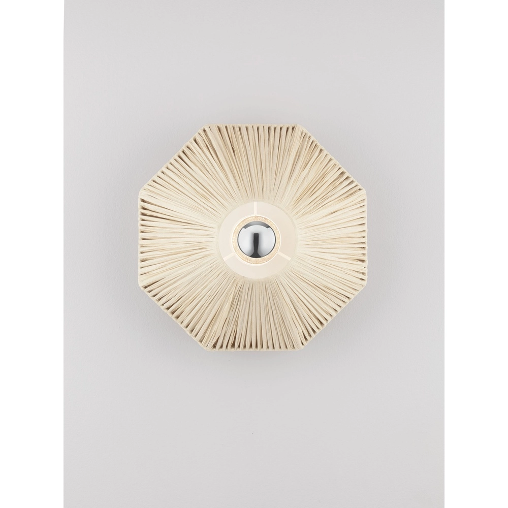 Japandi wall lamp Elvio Ø 30cm Lyora 5212017493880