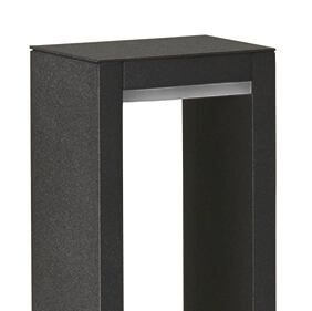 LED garden lighting Padestal 90cm-black Albert 4007235622423