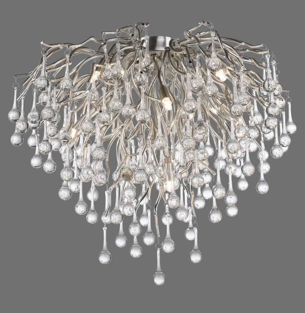 Chandelier Icicle metal 50cm Paul Neuhaus 4012248352090