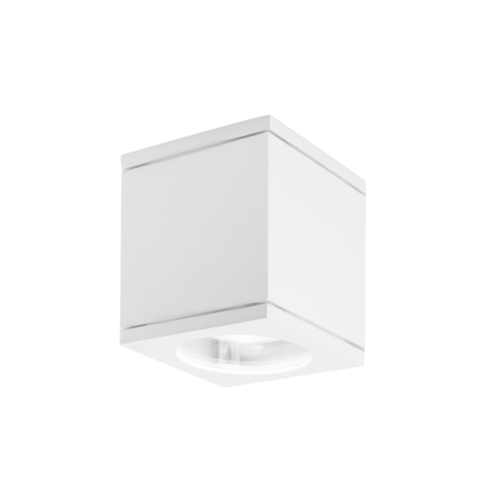 Square spotlight Cerise white