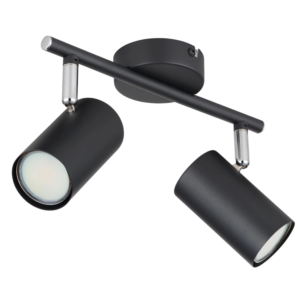 2-light ceiling lamp Allvi Black Globo 9007371445769