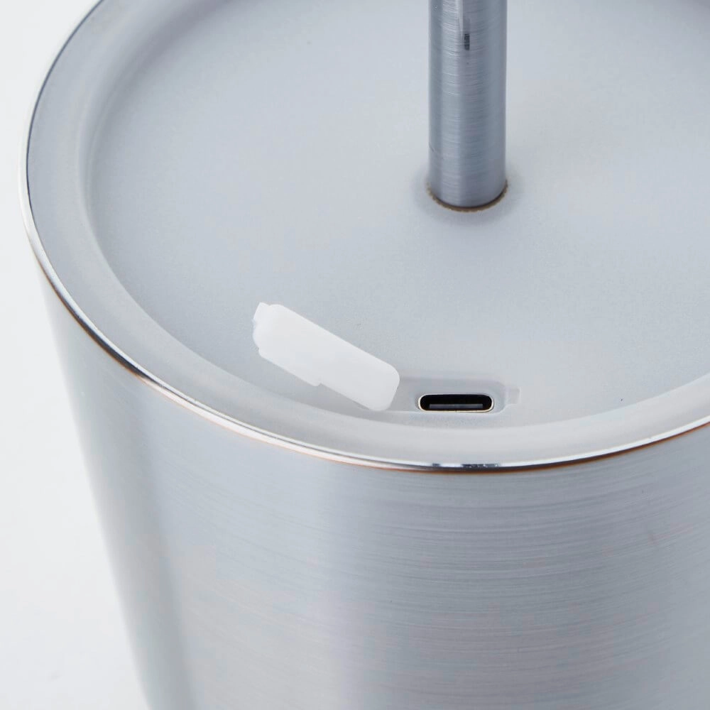 Rechargeable table lamp Xaana nickel Brilliant 4004353441462