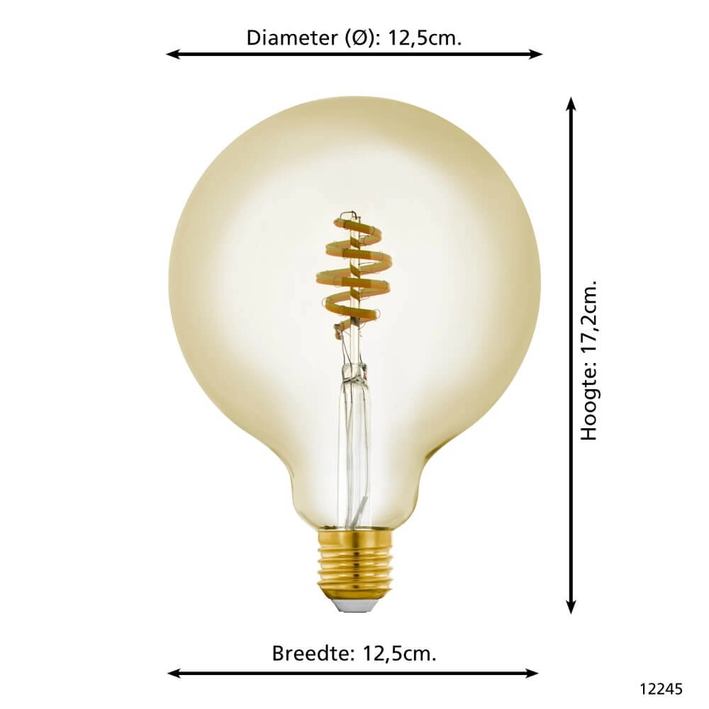 LED lamp bulb Zigbee - E27 - 4.9 watt - 2200-6500K - G125 Eglo 9002759122454