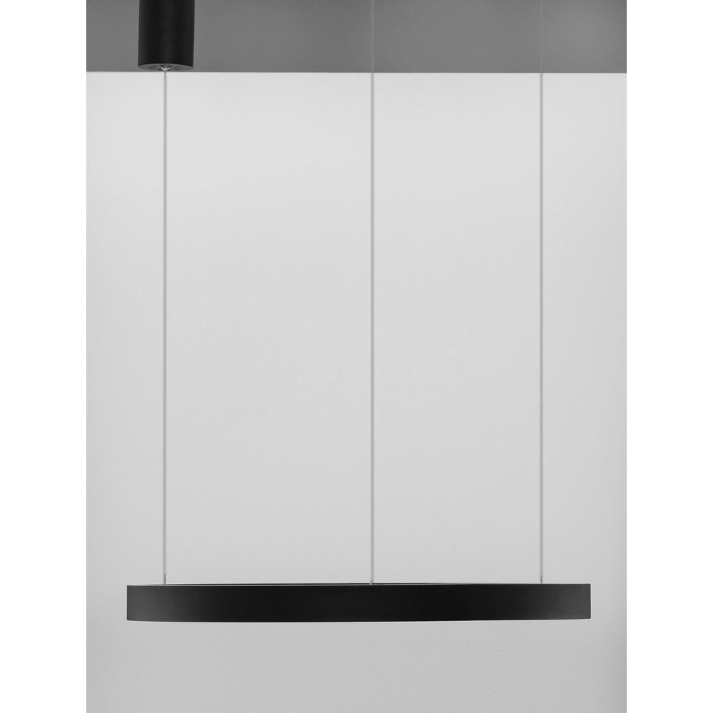 Black pendant lamp Elowen design Ø 60cm Lyora 5212017439055