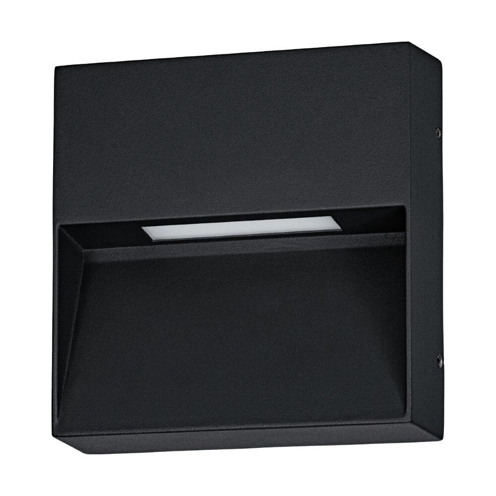 Black stair lighting Maruggio square - outdoor