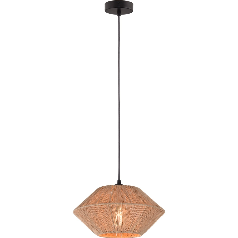 Japandi pendant lamp Bicono Ø 35cm