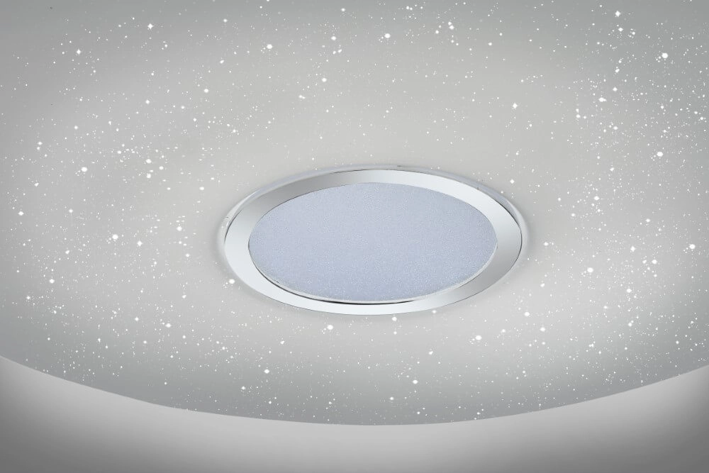 Ceiling lamp Jonas 59cm - 3000-5000K star effect white Just Light 4043689947095