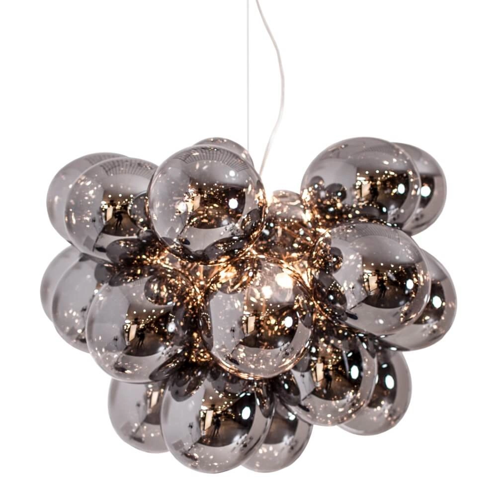 Hanging lamp Gross smoke glass 62cm