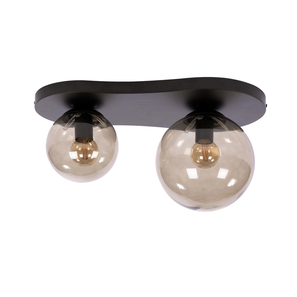 Moderne plafondlamp Bubble sienna bruin Lyora 8716803514942