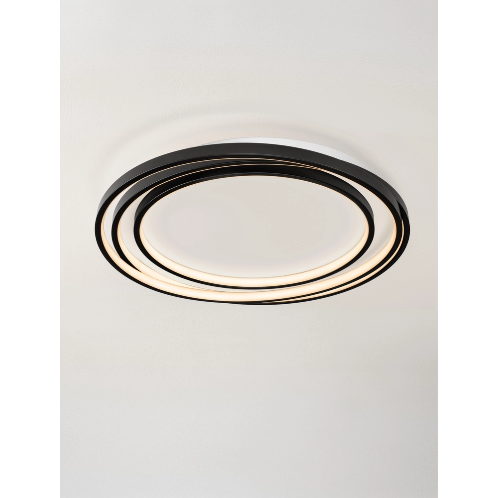 Round ceiling lamp Arbor black Ø 54cm Lyora 5212017454935