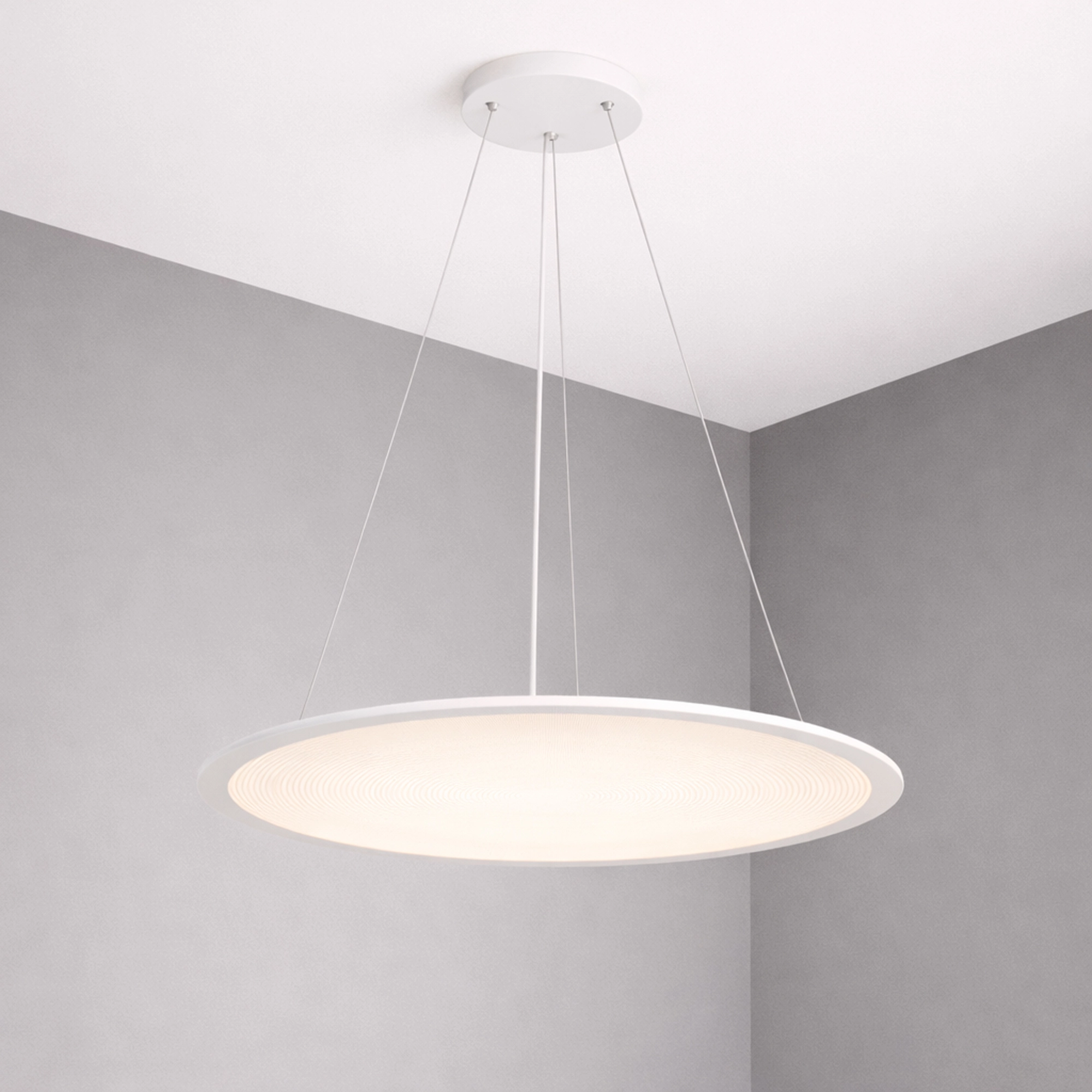 Pendant lamp Vistina Ø 58cm white